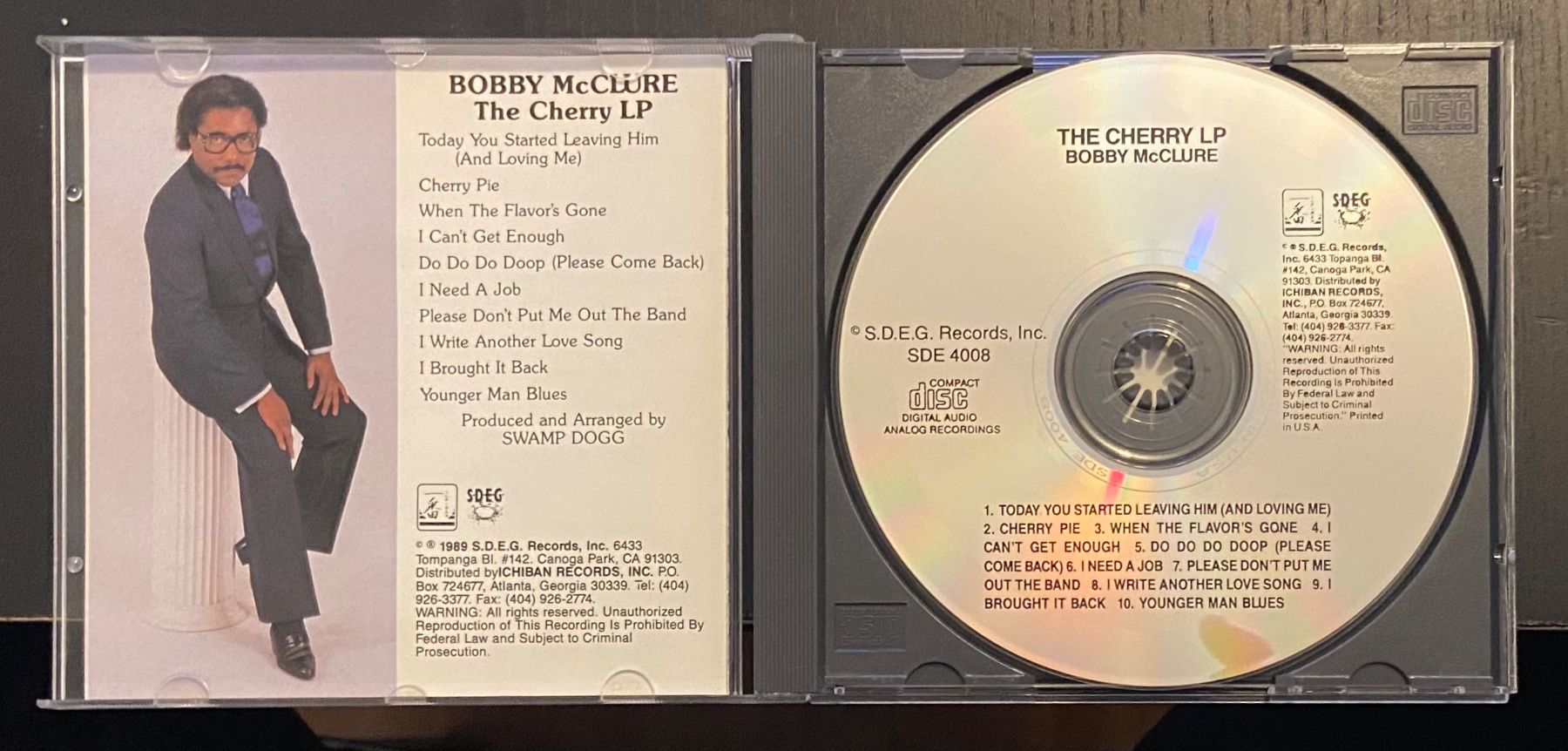 CD: CD Bobby McClure – The Cherry LP – Usato da Luzern venduto da Lycka24 2
