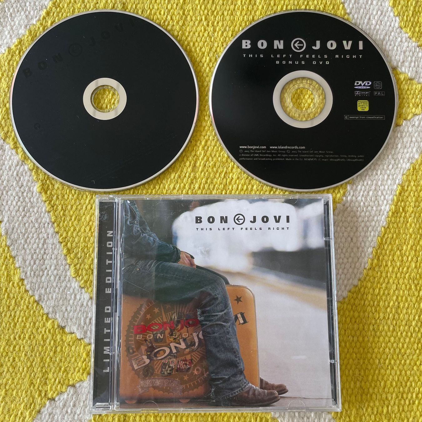 CDs: BON JOVI-CD+DVD GREATEST HITS – Gebraucht aus Rorschacherberg von CD-Roli