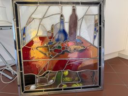 Wunderschöne   Glasbild mit Rahmen 68cm x 64cm