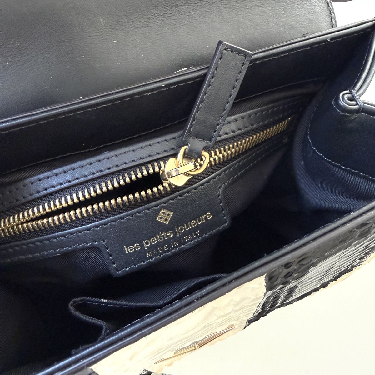 Borse da donna: LES PETITS JOUEURS Python Leather and Fox Fur Bag – Usato da Emmen venduto da Avviivva_Com2023 6