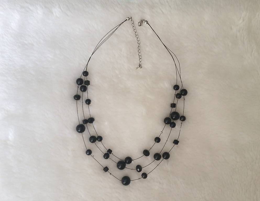 Catenine: Kette mit schwarze Steine – Usato da Soyhieres venduto da chatons 3