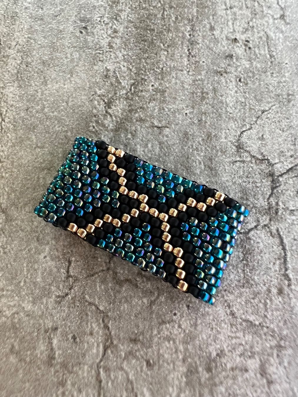 Anelli: Ring Python 2 / Handmade / Handarbeit / Perlen Toho (neu) – Nuovo e nell'imballaggio originale da Stein AG venduto da Anastasia_Asya 2
