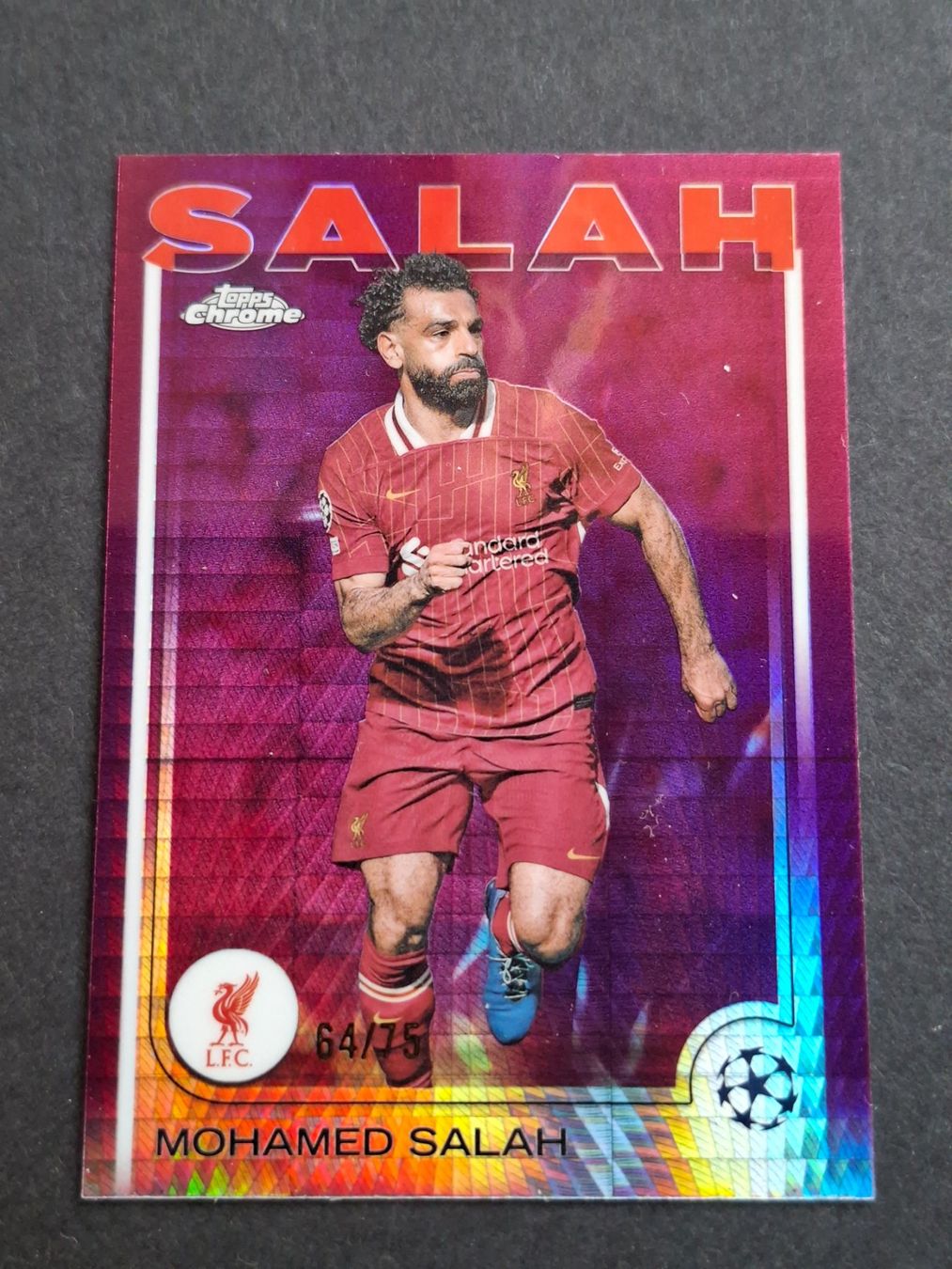 Topps Carte collezionabili: Mo Salah /75 Refractor Chrome 24-25 Liverpool – Usato da Olten venduto da cweb