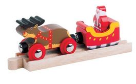 Holzeisenbahn "Weihnachtsschlitten / Rentierschlitten"
