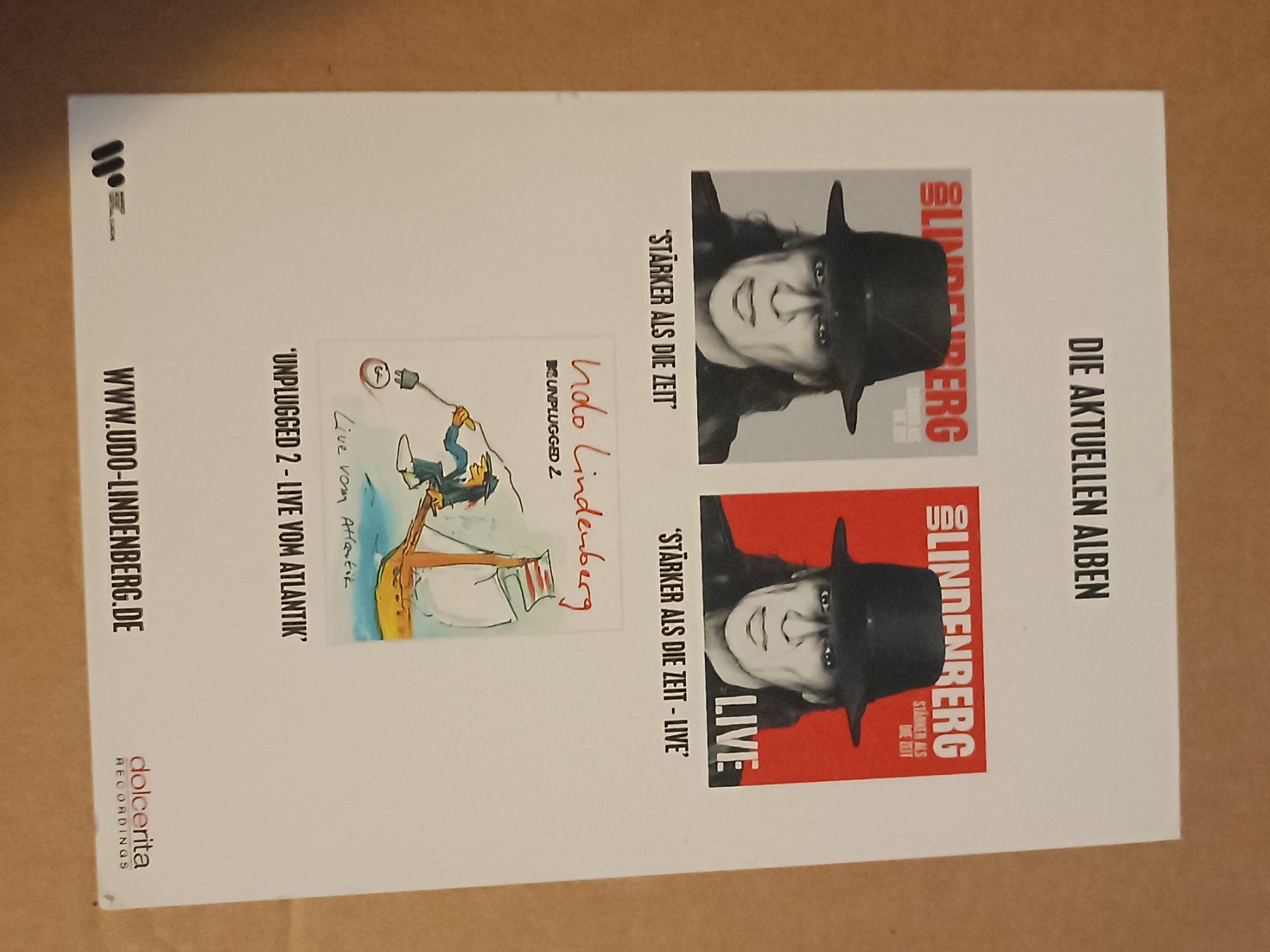 Autografi: Udo Lindenberg -  handsigniert – Usato da Menziken venduto da Artographs 1