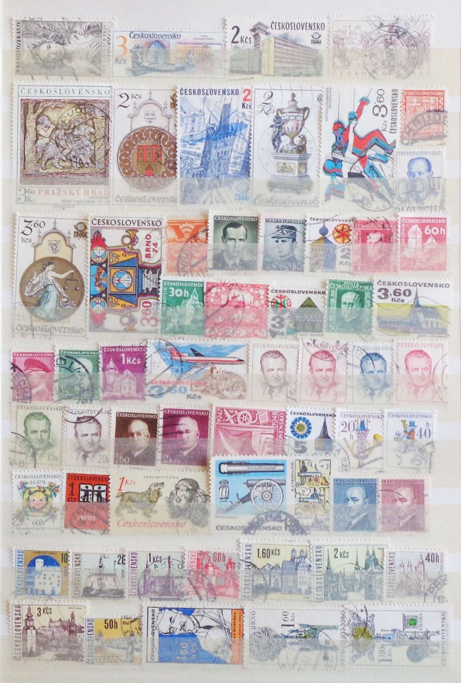 Tutti i francobolli: CSR/CSSR: Des timbres oblitérés, 2 photos – Usato da Le Locle venduto da timbrettino 1