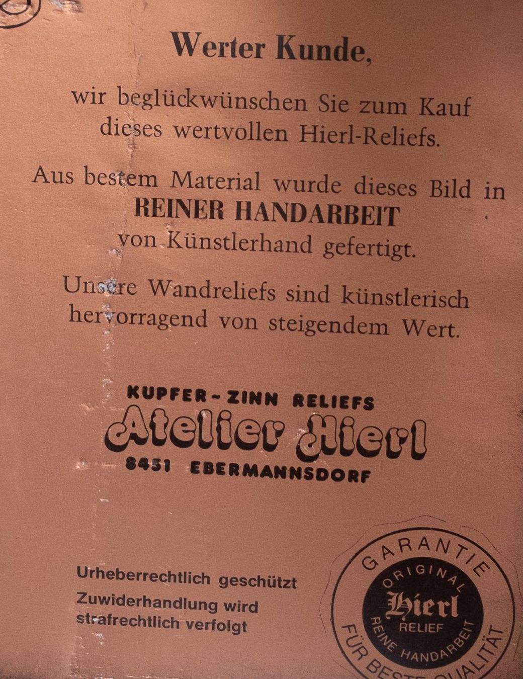 Posters & Illustrations: Kupferbild – D'occasion à Bauma par S_Bauma 2