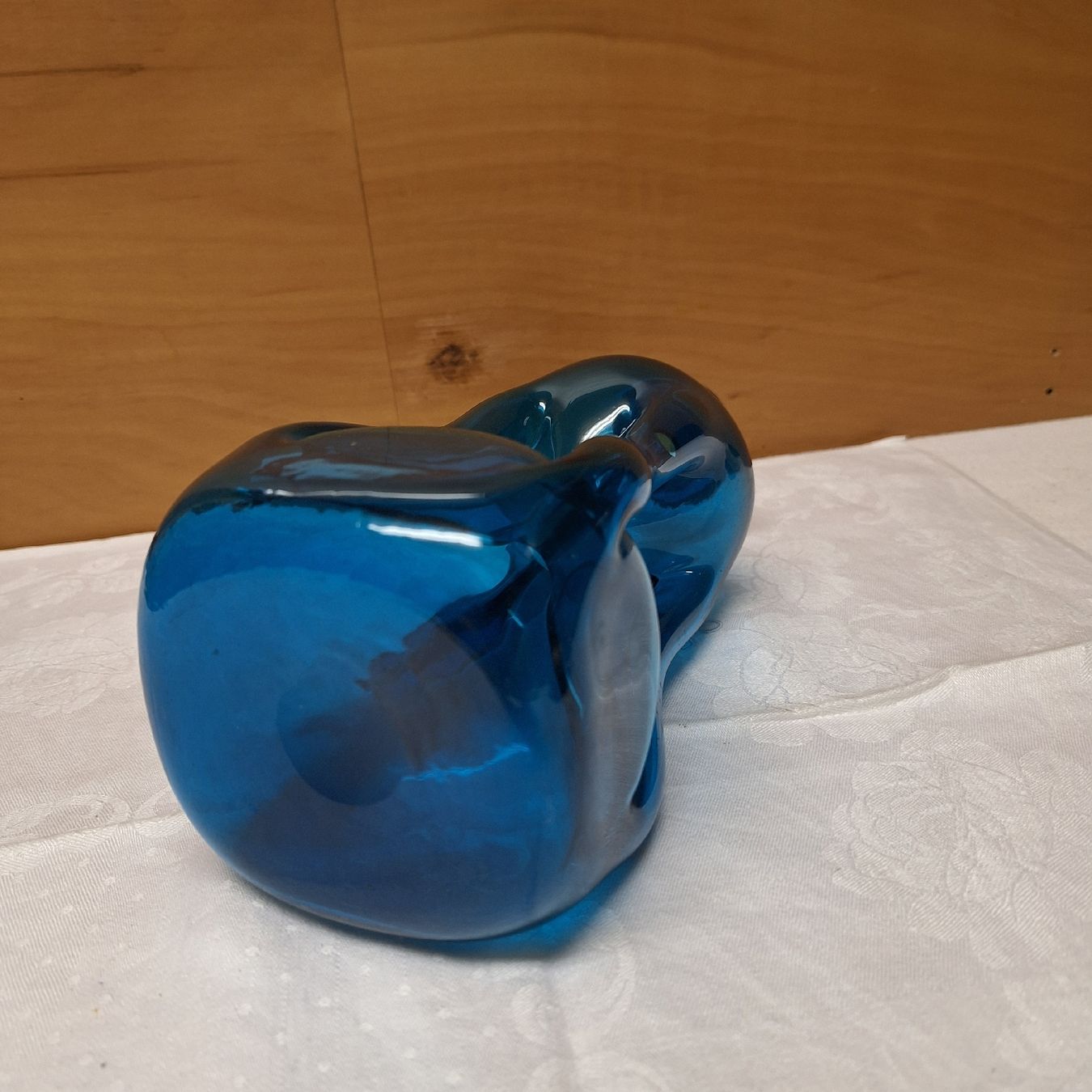 Bottiglie: Schöne Gluckerflasche in hübschem Blauton – Usato da Winterthur venduto da Goldpipau 7