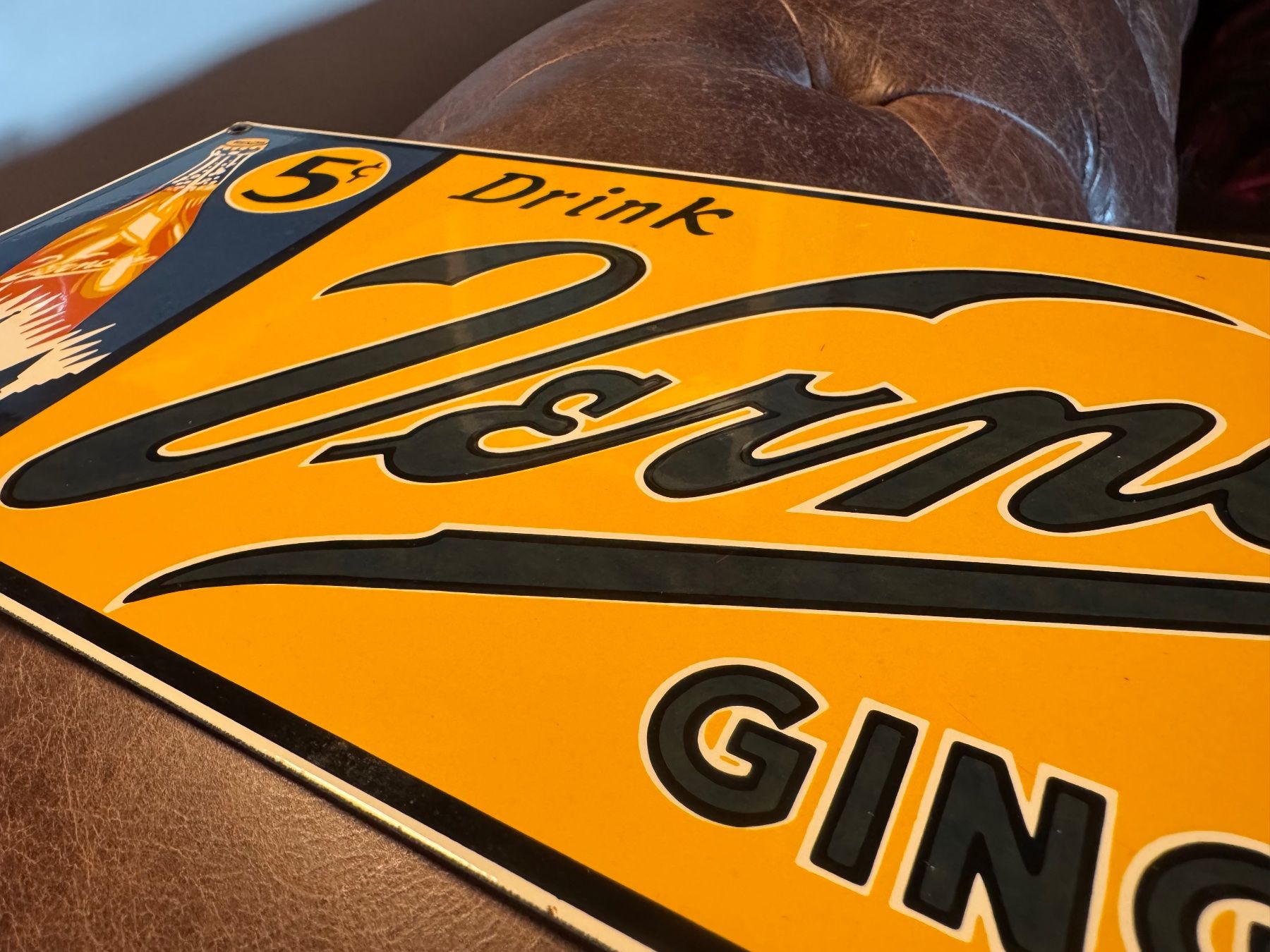 Schilder: ALTES BLECHSCHILD GINGER ALE GETRÄNKE EMAIL SELTEN – Gebraucht aus Balterswil von MR_FEELGOOD 5