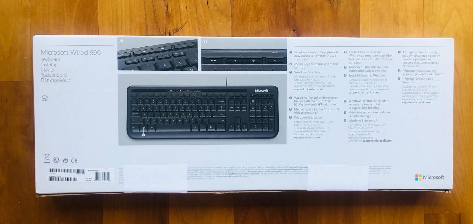 Microsoft Tastiere: Microsoft Tastatur Wired 600, neu! – Nuovo e nell'imballaggio originale da Arbaz venduto da Sammeln99 1