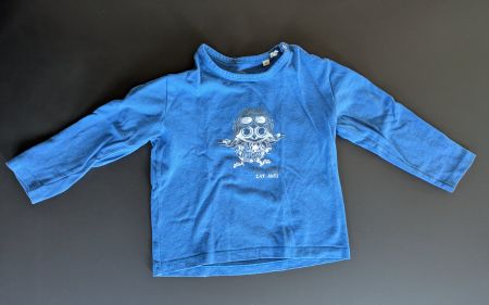 Langarmshirt Eule Co-Pilot v. Eat Ants by Sanetta, Grösse 86