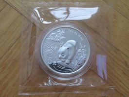 1/2 Unzen Münze China Panda 1997 (5 Yuan) in Original-Folie