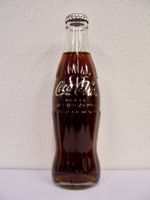 1 kleine alte Flasche COCA-COLA LAST EDITION 1999 SCHILLER