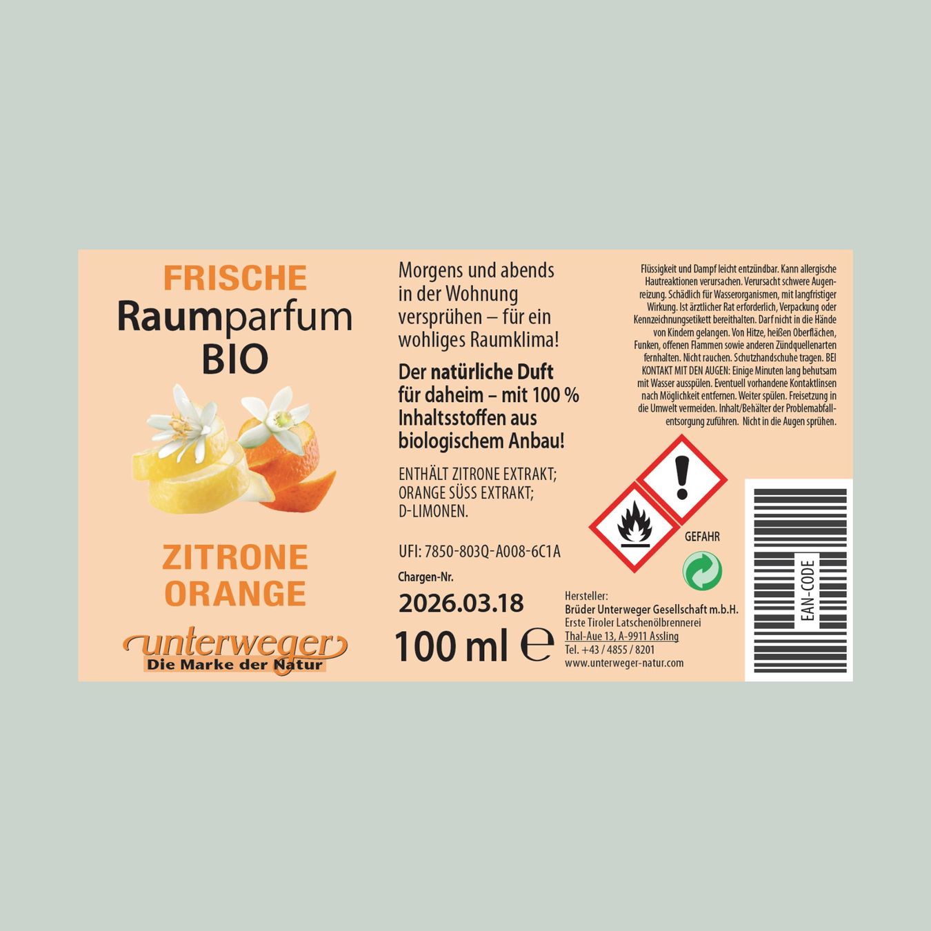 Bombes aérosol: 2x Bio Raumduft Zitrone Orange – Neuf avec emballage d'origine à Wollerau par chw87 1