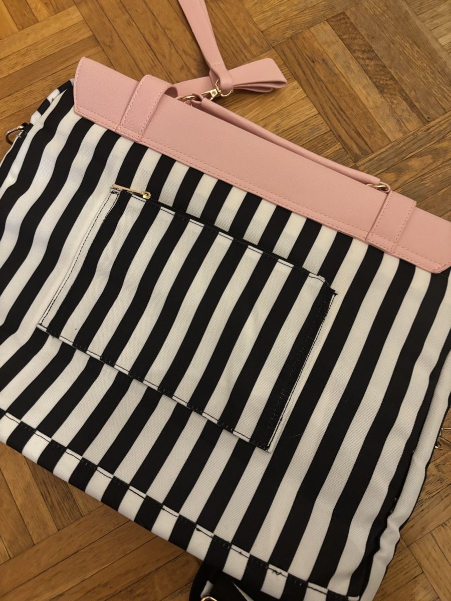 Borse da donna: Laptop Tasche rosa/weiss/schwarz – Nuovo (secondo la descrizione) da Wettingen venduto da Hasta80 2