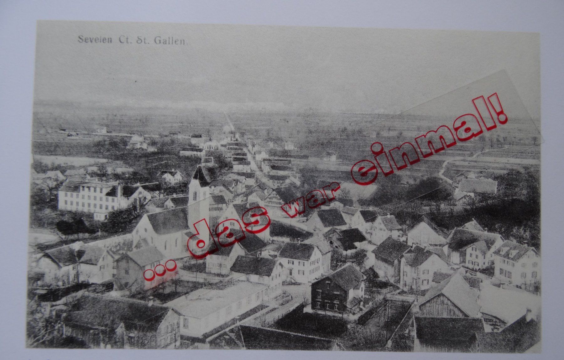 Cartoline postali: St. Gallen Sevelen  anno   1912 – Usato da Safnern venduto da Wstussi