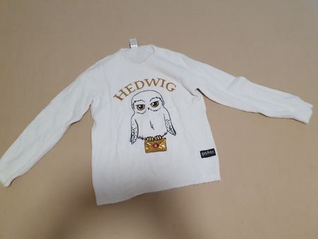 Kinder Pullover Harry Potter weiss Grösse 146-152