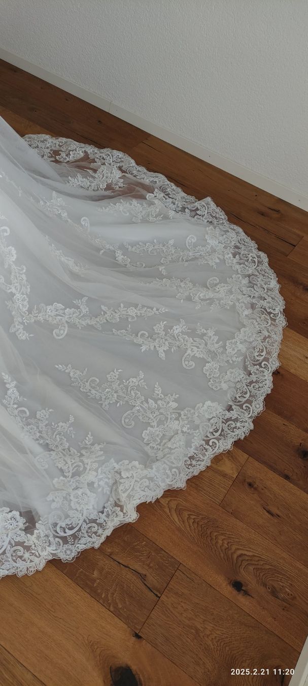 Vestiti: Traumhaftes Da Vinci Brautkleid Gr. 36/38 – Usato da Wil SG venduto da Chilla88 7