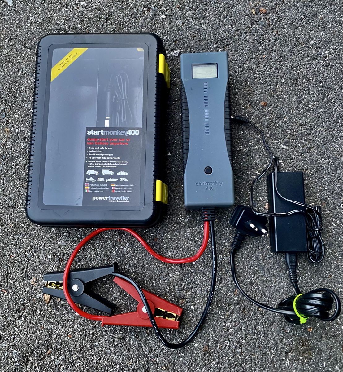 Batterie: Powertraveller Startmonkey 400 Starthilfe gebraucht – Usato da Hergiswil NW venduto da Klimsen