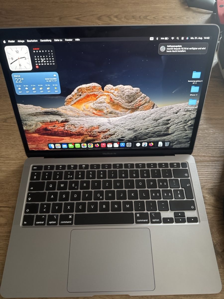 Apple Portables: Apple MacBook Air 13" Space Grau M1 – D'occasion à Glarus par gre_7llq