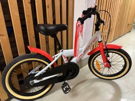 Kinderfahrrad California weiss/rot 16 Zoll gut erhalten