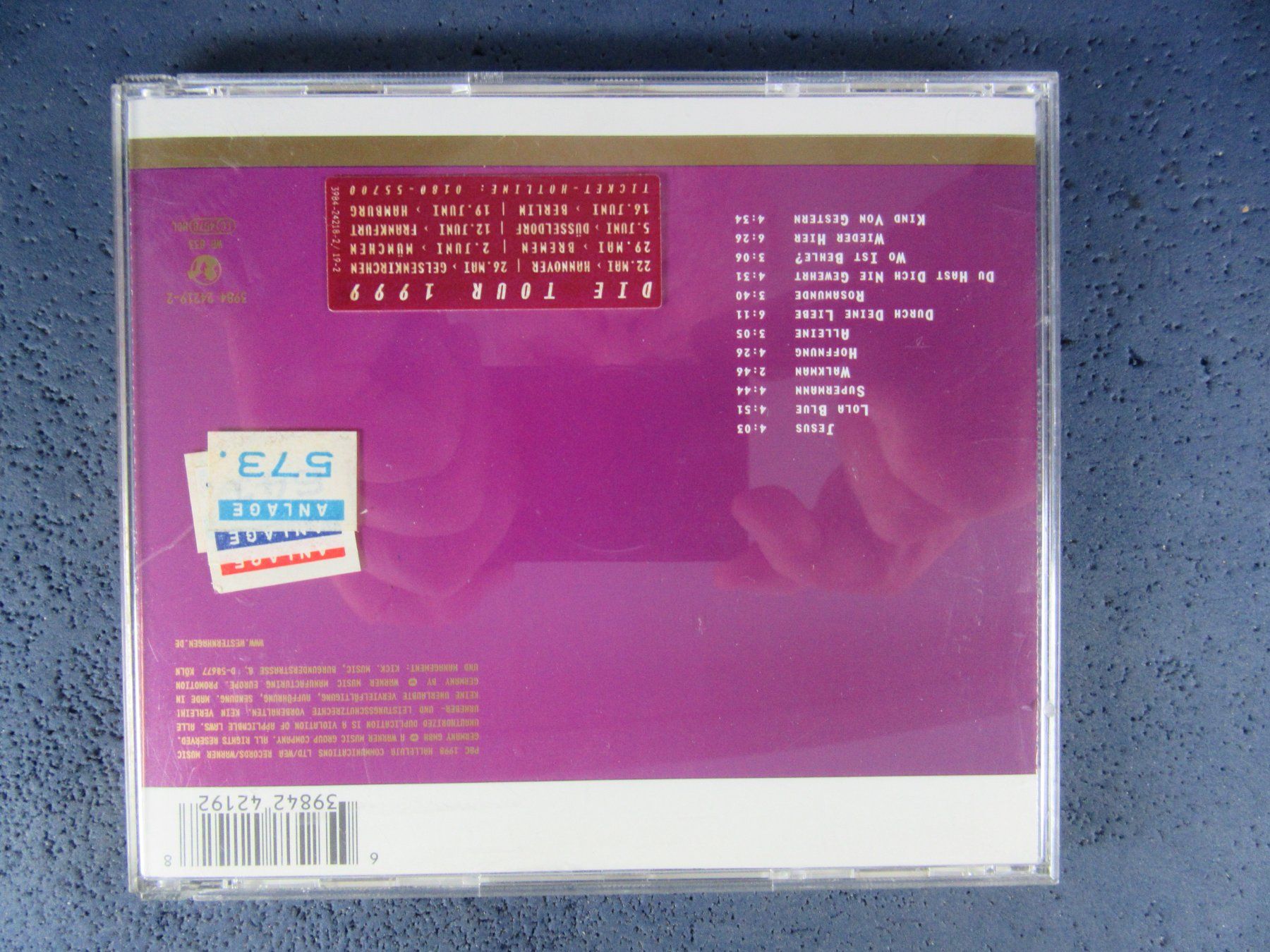 CDs: WESTERNHAGEN CD " RADIO MARIA " – Gebraucht aus Ettingen von Hausi4711 1