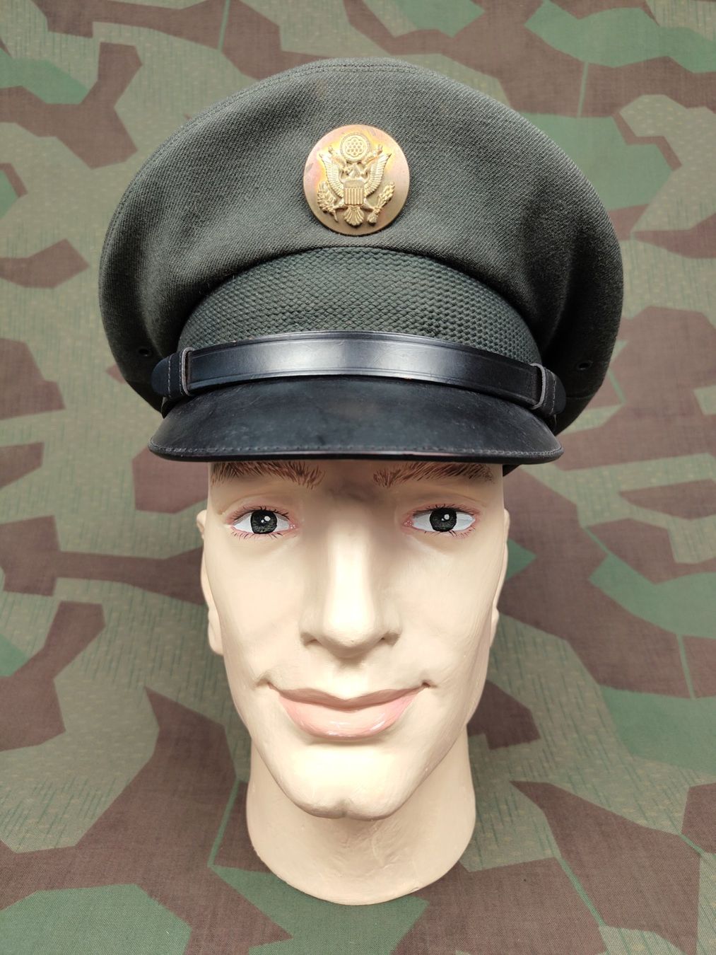 US Army Uniformi: Schirmmütze US Army, grün – Usato da Bauma venduto da SwissMilitaria 1