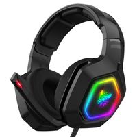 ONIKUMA K10 Computerspiele Kabelgebundenes Headset mit RGB-L