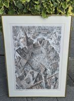 Bild 15/20 von E. Leutenegger, Stadtmotiv, gerahmt