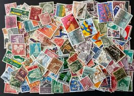 Briefmarken Schweiz (200 Stück), Top Qualität