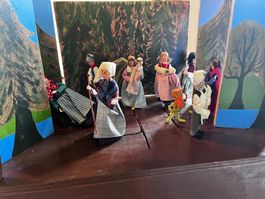 Puppentheater Rumpelstilzchen mit Skript, 9 Figuren