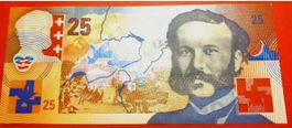 **25 Franken CH 2000 Probe/Testnote Banknote UNZ**