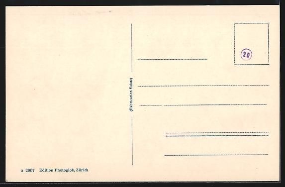 Cartoline postali: AK Davos-Platz, Teilansicht und Seehorn – Usato da Berlin venduto da bartko-reher 1