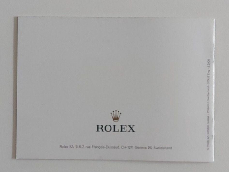 Rolex Dokumente: Your Rolex Oyster english / 3.2008 – Neu (gemäss Beschreibung) aus St. Gallen von shatcy 4