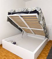 Lit coffre 140x200cm avec matelas