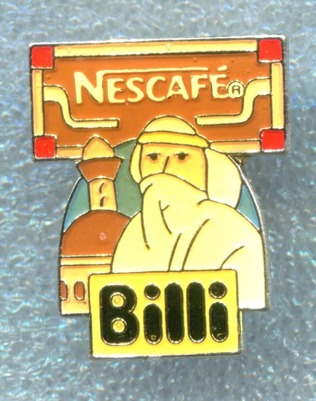 Plaketten & Abzeichen: Billi  NESCAFE – Gebraucht aus Winterthur von Sammleroase