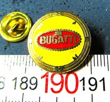 BUGATTI AUTO LOGO SCHMUCK- PIN ENAMEL GOLDIG