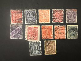 Deutsches Reich Dienstmarken super kl. Lot  (2491)