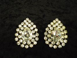 Grosse auffallende Strass-Clips