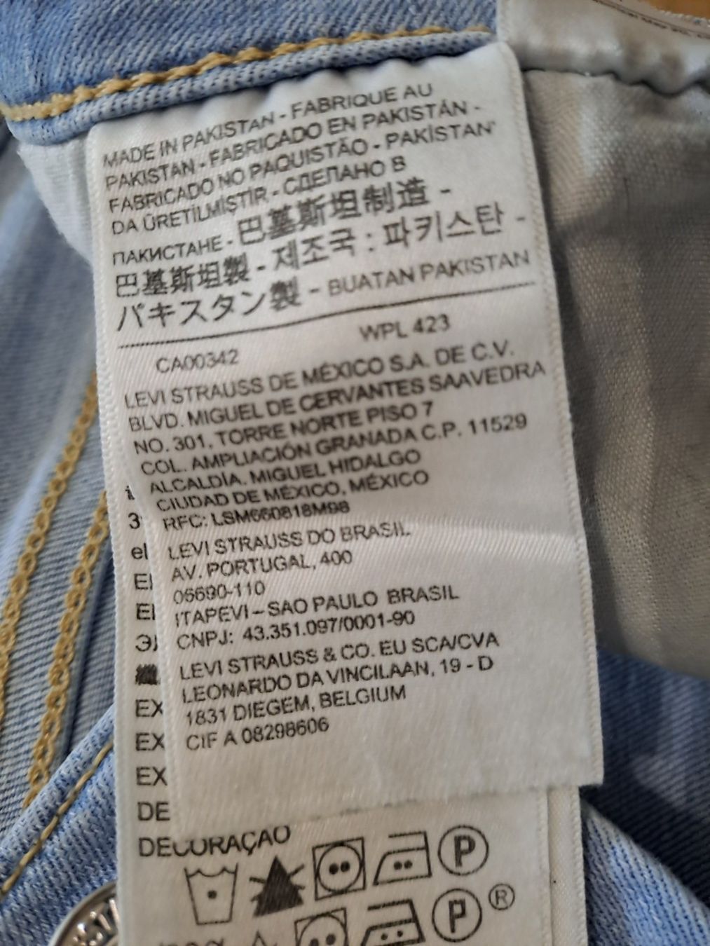 Levi's Jeans: Levis 710 Super Skinny W32 L30 – Usato da Meyrin venduto da dijin 8