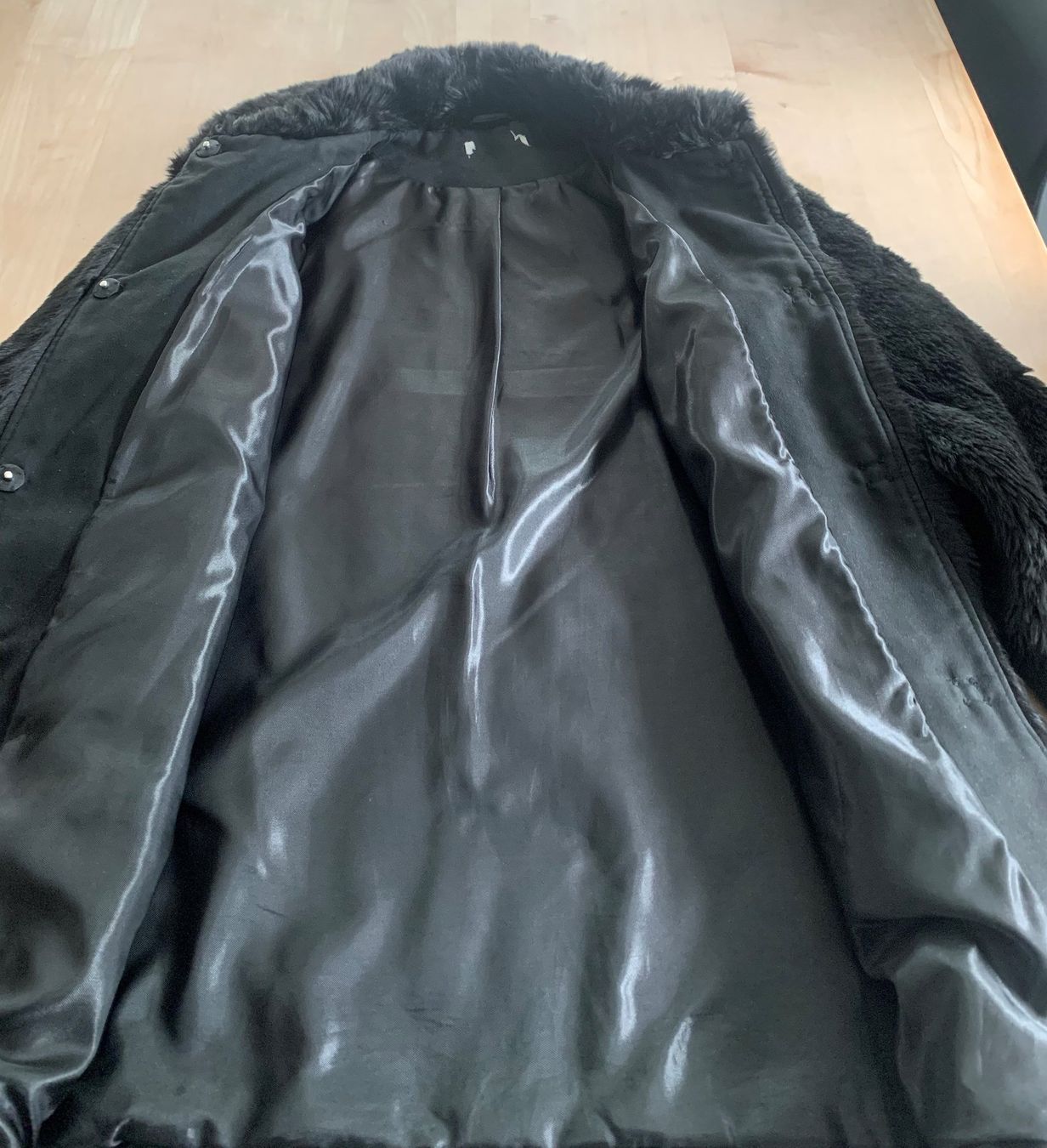 Mäntel: Damen-Kunstfellmantel schwarz GR.L – Neu (gemäss Beschreibung) aus Azmoos von Verwir64 1