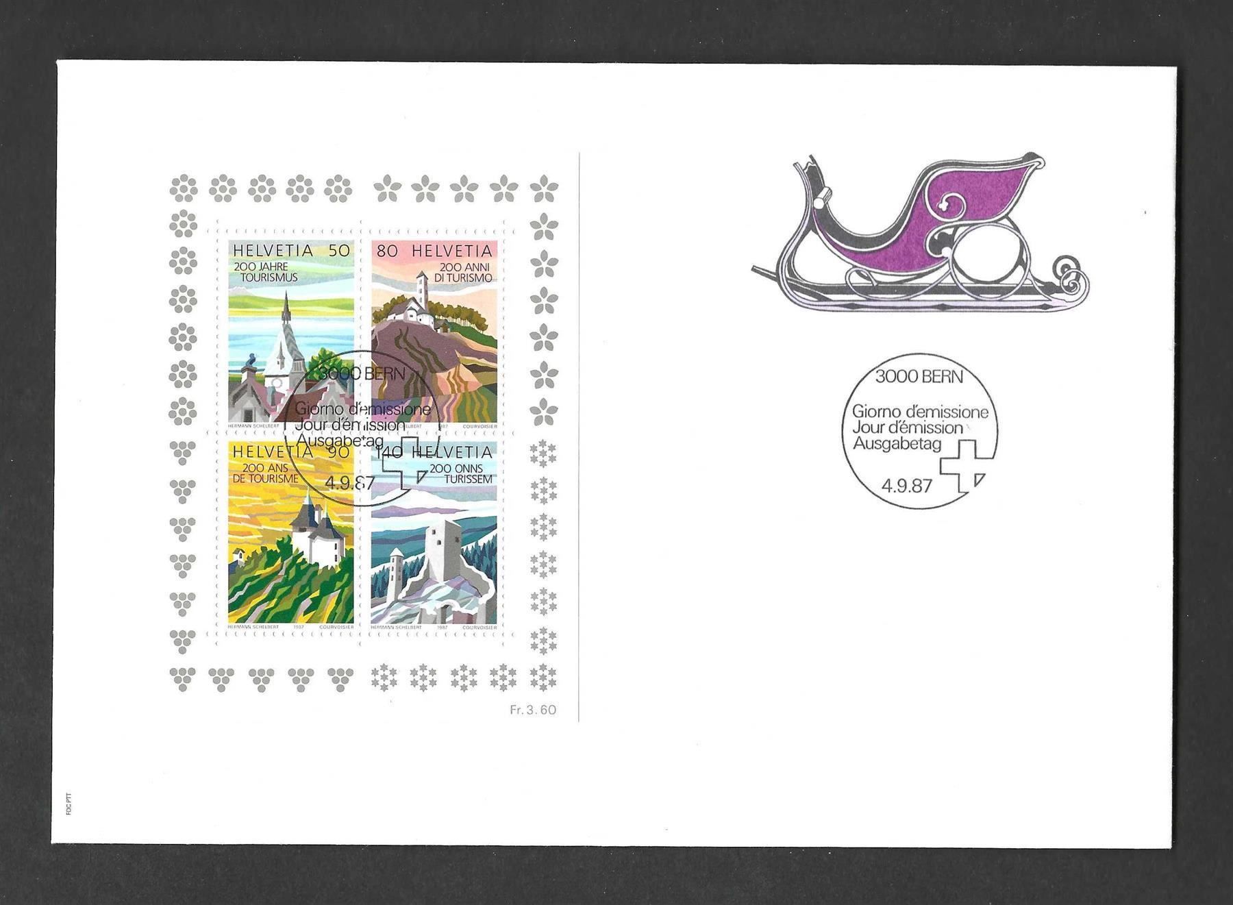 Couverts & Versandtaschen: CH FDC 87 – Gebraucht aus Koblenz von Markenhimmel