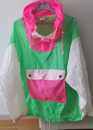 K-Way vintage rose et vert taille M