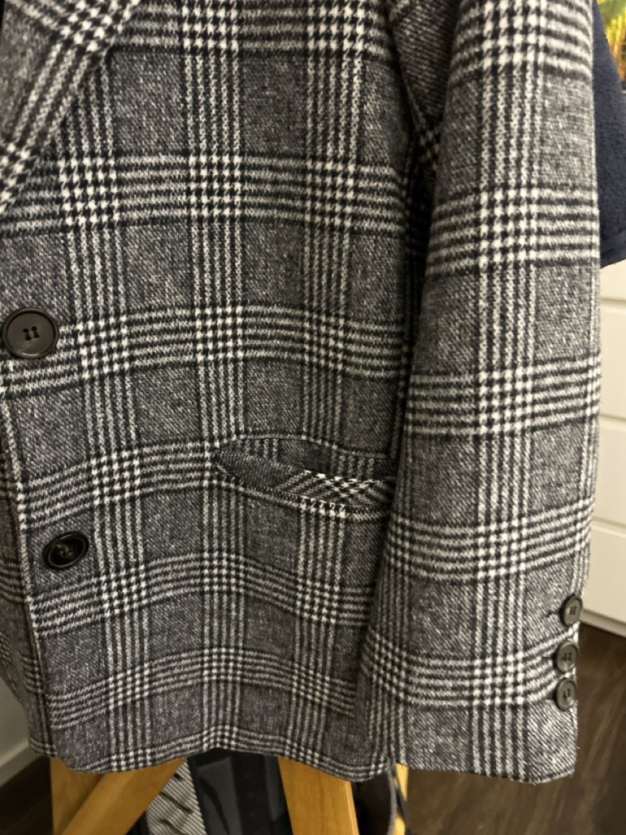 Cappotti: Stylish Checkered Blazer - Perfect for Spring/Autumn Layer – Nuovo (secondo la descrizione) da Zug venduto da luc_8rvs 3
