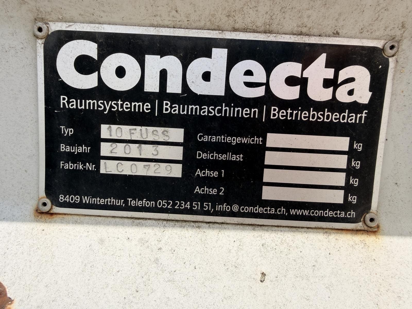 Contenitori edile: Condecta Lagercontainer, Baubaracke, Materialcontainer – Usato da luterbach venduto da boxster4 5