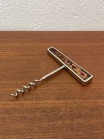 Korkenzieher mit emailliertem Griff vintage Zapfenzieher 70s