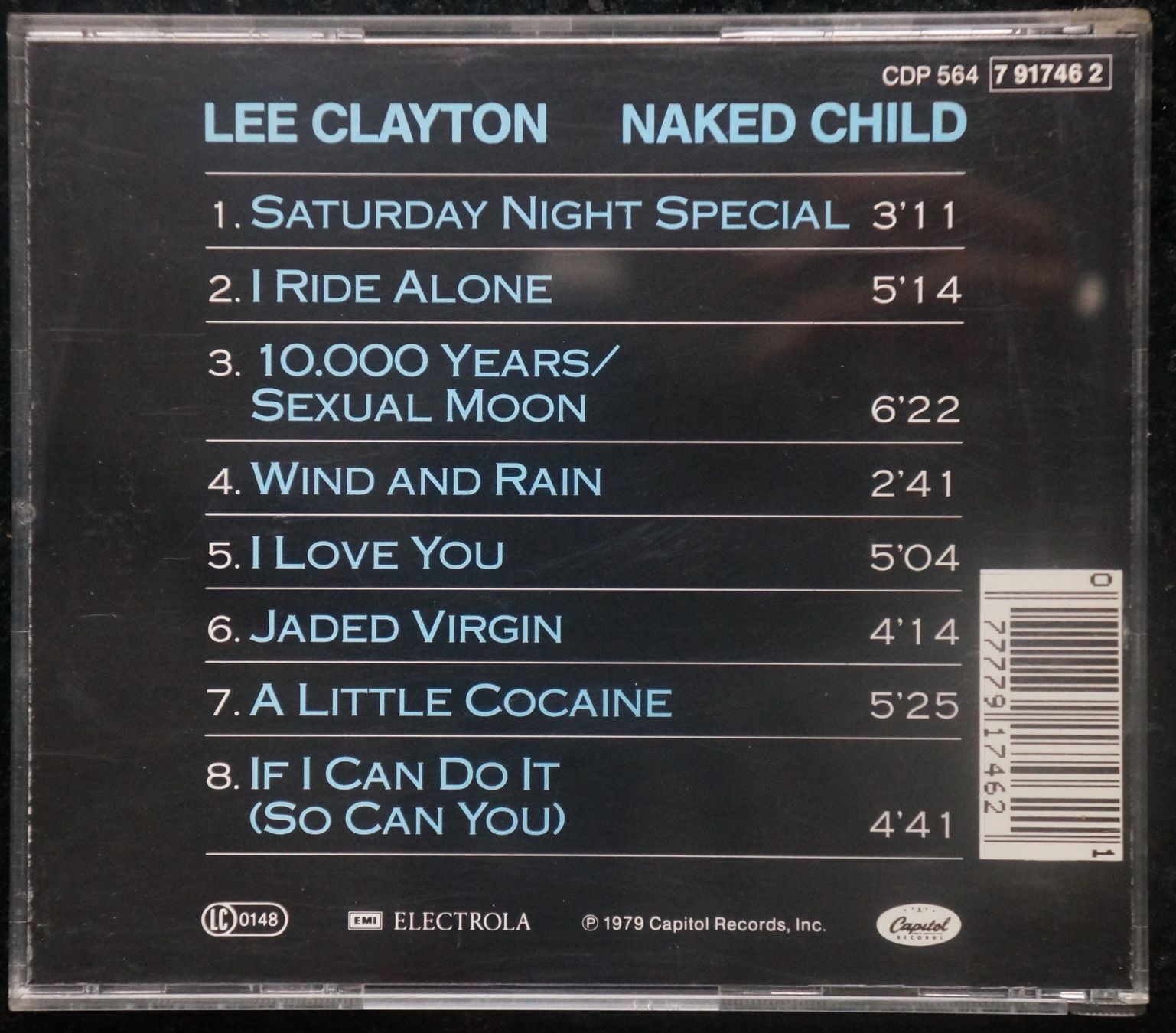 CD: Lee Clayton - Naked Child - CD – Usato da Schaffhausen venduto da spinelli02 1