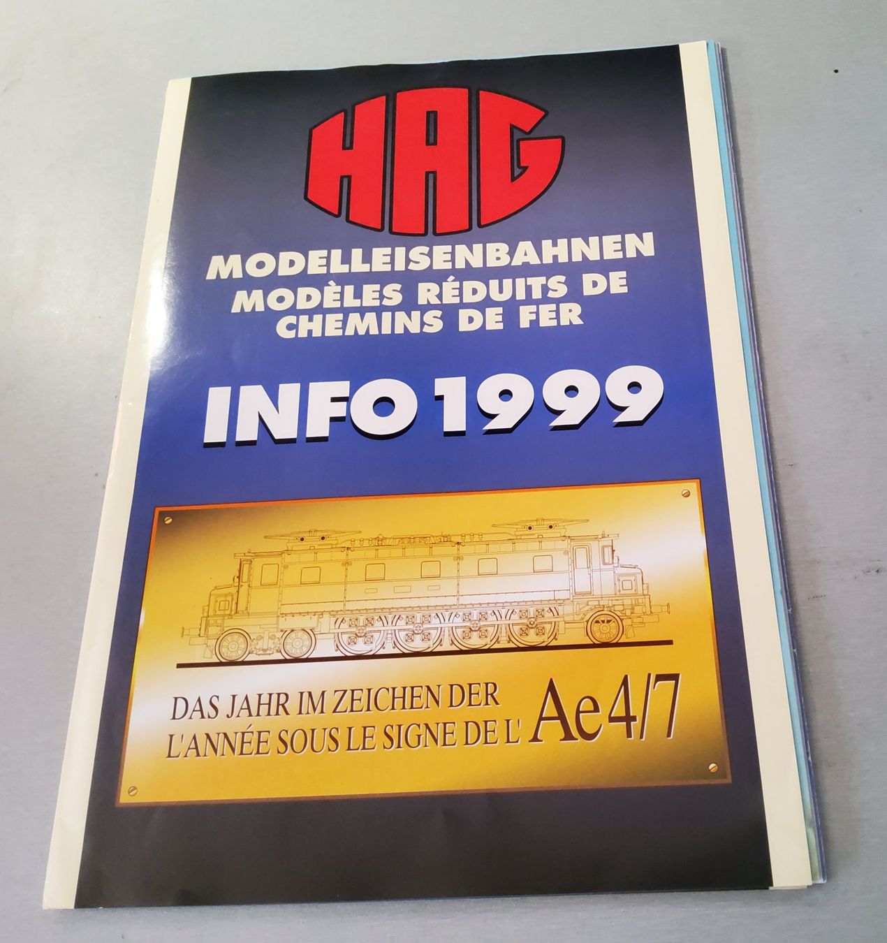 Hag Modellini di ferrovie: 2 HAG Kataloge 1992 + 1999 H0 – Usato da Grüningen venduto da VENOM59 7