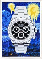 Death NYC Ed Pop Art Druck "  Van Gogh Rolex Daytona