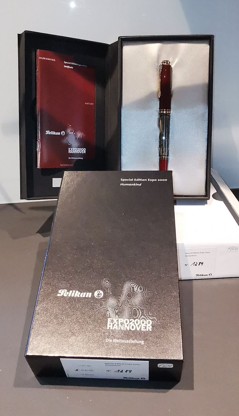 Penna & Evidenziatori: Füllfederhalter Pelikan Special Edition Expo 2000 – Nuovo (secondo la descrizione) da Niederbuchsiten venduto da Haeschmi